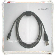 Cable negro del usb del USB 2.0 de la alta calidad con la base de la ferrita Nuevo